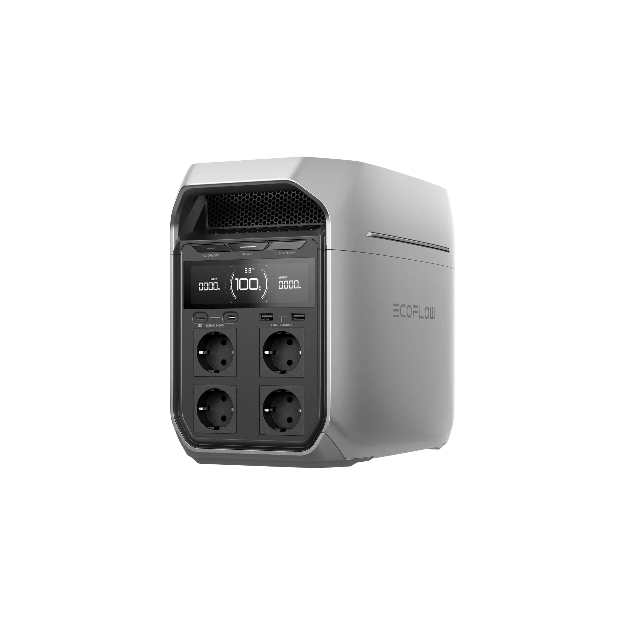 EcoFlow Delta 3 Plus — Powerstation mit 1.024 Wh, 11 Anschlüssen und leisem Betrieb unter 30 dB(A)